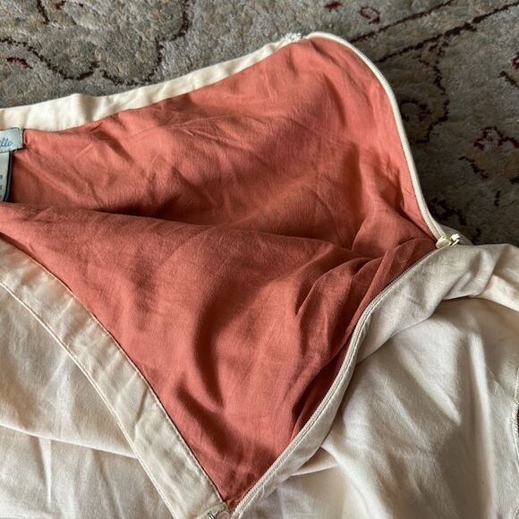 Anthropologie skirt with sequins. Rose and cream colored. NWT. - Picture 4 of 8